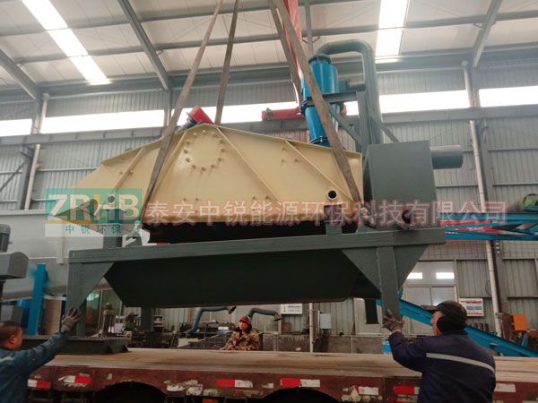 給廣東客戶(hù)發(fā)貨砂石分離機(jī)